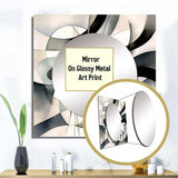 Abstract Neutral XIII - Abstract Wall Mirror