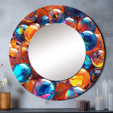 Mystical Marbles III - Abstract Wall Mirror