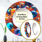 Mystical Marbles III - Abstract Wall Mirror