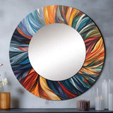 Spiral Symphony III - Abstract Wall Mirror