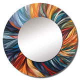 Spiral Symphony III - Abstract Wall Mirror