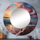 Sunset Horizon II - Coastal Wall Mirror