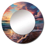 Sunset Horizon II - Coastal Wall Mirror