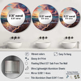 Sunset Horizon II - Coastal Wall Mirror