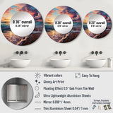 Sunset Horizon II - Coastal Wall Mirror