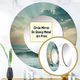 Coastal Waves Scenery View - Coastal Wall Mirror