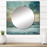 Coastal Waves Scenery View - Coastal Wall Mirror