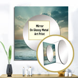 Coastal Waves Scenery View - Coastal Wall Mirror