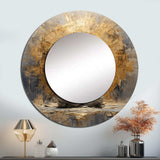 Zen Meditation Position III - Spiritual Wall Mirror