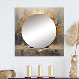 Zen Meditation Position III - Spiritual Wall Mirror