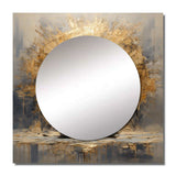 Zen Meditation Position III - Spiritual Wall Mirror