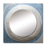 Silver Swirl Shell Fish - Animals Wall Mirror