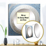 Silver Swirl Shell Fish - Animals Wall Mirror