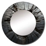 Spiritual Grey Geode Stone Minimalism II - Spiritual Wall Mirror