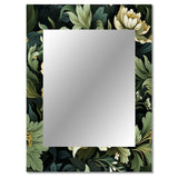 Victorian Stealth Flowers - Camouflage Wall Mirror