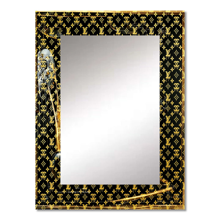 Glam Decorative Wall Mirror - Luxury Brand Design I - Rectangle Mirror