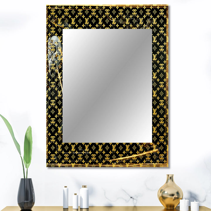 Glam Decorative Wall Mirror - Luxury Brand Design I - Rectangle Mirror
