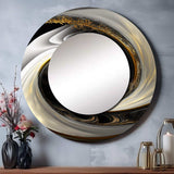 Abstract Modern Swirl I - Abstract Wall Mirror