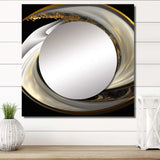 Abstract Modern Swirl I - Abstract Wall Mirror