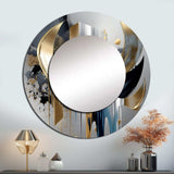 Abstract Shapes And Lines I - Abstract Wall Mirror