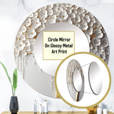 White Orchid Tree Garden Of Branches II - Landscapes Wall Mirror