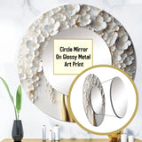 White Orchid Tree Garden Of Branches VII - Landscapes Wall Mirror