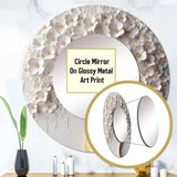 White Orchid Tree Garden Of Branches VIII - Landscapes Wall Mirror