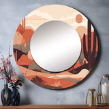 Sublime Desert Simplicity - Landscapes Wall Mirror