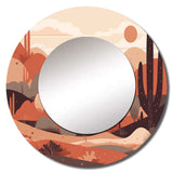 Sublime Desert Simplicity - Landscapes Wall Mirror