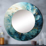 Spirals Celestial I - Abstract Wall Mirror