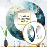 Spirals Celestial I - Abstract Wall Mirror