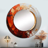 Energetic Spiralscape I - Abstract Wall Mirror