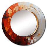 Energetic Spiralscape I - Abstract Wall Mirror