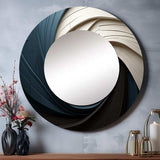 Geometric Spiral I - Abstract Wall Mirror