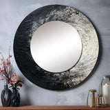 Printed Spiral - Abstract Wall Mirror