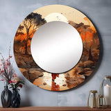 African Journey - People Wall Mirror