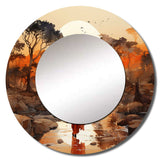 African Journey - People Wall Mirror