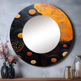 African Tribes Sacred Patterns IV - People Wall Mirror