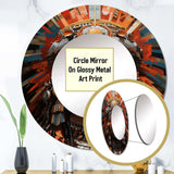 African Tribes Yoruba Gelede - People Wall Mirror