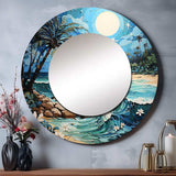 Coastal Island Escape - Beach Wall Mirror