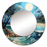 Coastal Island Escape - Beach Wall Mirror