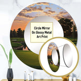 Golf Dawn On The Put II - Sports Wall Mirror