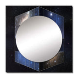 Block Universe Theory Space Galaxy - Astronomy & Space Wall Mirror