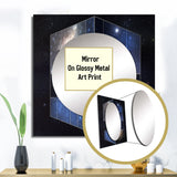 Block Universe Theory Space Galaxy - Astronomy & Space Wall Mirror