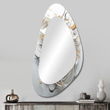 Golden Morning Flower - Floral Wall Mirror