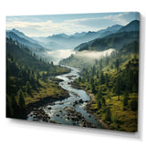 USA Great Smoky Mountains Landscape III - Landscapes Canvas Wall Art