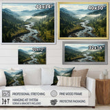 USA Great Smoky Mountains Landscape III - Landscapes Canvas Wall Art