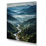 USA Great Smoky Mountains & Rivers - Landscapes Canvas Wall Art