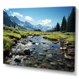 USA Rocky Mountain National Park River I - Landscapes Canvas Wall Art