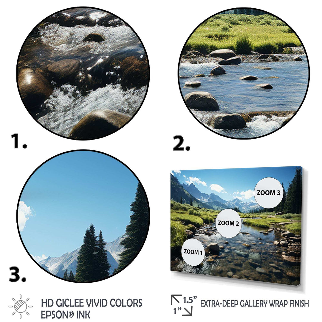 USA Rocky Mountain National Park River I - Multi-Panels